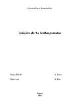 Konspekts 'Tiesību pamati', 1.