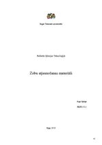Referāts 'Zobu atjaunošanas materiāli', 1.