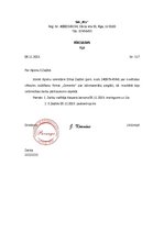 Paraugs 'Rīkojums par rājienu', 1.