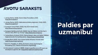 Prezentācija 'Procentu likmju kāpums: ietekme uz kredītiem un patēriņu', 17.