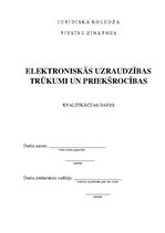 Diplomdarbs 'Elektroniskās uzraudzības trūkumi un priekšrocības', 3.