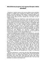 Eseja 'Absolūtisms', 1.