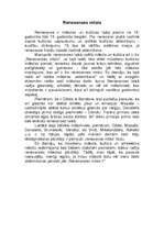 Eseja 'Renesanses milzis', 1.