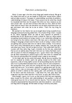 Eseja 'Patriotism Understanding', 1.