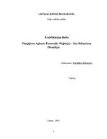 Diplomdarbs 'Pārgājiens', 1.