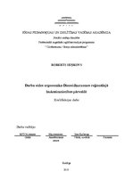 Diplomdarbs 'Darba vides ergonomika Dienvidkurzemes reģionālajā lauksaimniecības pārvaldē', 1.