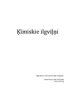 Konspekts 'Ķīmiskie ilgviļņi', 1.
