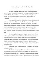 Eseja 'Prāta un jūtu pretruna latviešu literārajos darbos', 1.