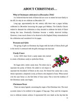 Referāts 'Celebration Traditions', 12.