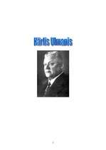 Referāts 'Kārlis Ulmanis', 1.