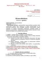 Konspekts 'Amata apraksts komercdirektoram', 1.