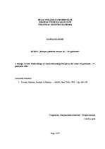 Konspekts 'Reformācija un kontrreformācija Eiropā un tās sekas 16.gs. – 17.gs. vidū', 1.