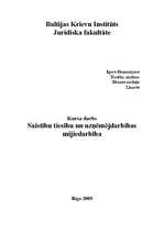 Referāts 'Saistību tiesību un uzņēmējdarbības mijiedarbība', 1.