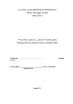 Biznesa plāns 'Viesmīlības uzņēmuma "Dimanti" attīstības plāns', 1.