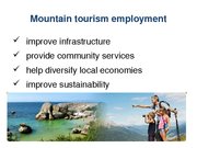 Referāts 'The Possibility of Sustainable Tourism Development in Mountain Tourism', 14.