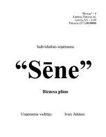 Referāts 'IU "Sēne"', 1.