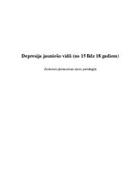 Referāts 'Depresija jauniešu vidū', 1.