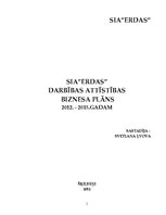 Biznesa plāns 'Biznesa plāns tūrisma jomā', 1.