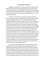 Eseja 'Green Economics', 1.
