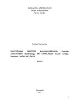 Referāts 'Mantošanas institūts romāņu-ģermāņu, anglosakšu un musulmaņu tiesību sistēmās', 1.