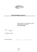 Konspekts 'Sešas domāšanas cepures', 1.