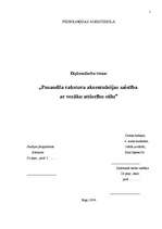Diplomdarbs 'Pusaudža rakstura akcentuācijas saistība ar vecāku attiecību stilu', 1.
