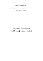 Referāts 'Sociālo prasmju trūkums pirmsskolā', 1.