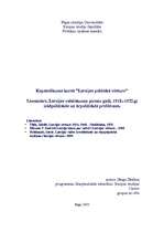 Referāts 'Latvijas valstiskuma pirmie gadi, 1918.-1922.g: iekšpolitiskās un ārpolitiskās p', 1.