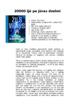 Konspekts '2000 ljē pa jūras dzelmi', 1.