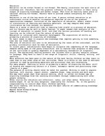 Eseja 'Education ', 1.