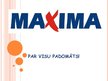 Prezentācija 'Uzņēmuma "Maxima" organizācijas struktūra', 1.