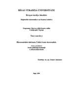Konspekts 'Ekonomiskās sistēmas. Valsts loma ekonomikā', 1.