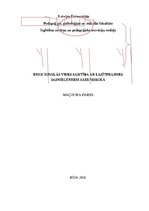 Diplomdarbs 'Emocionālās vides saistība ar lasītprasmes sasniegumiem sākumskolā', 1.