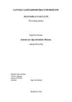 Referāts 'Sokrāts un viņa skolnieks Platons', 1.