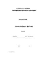 Referāts 'Fiziskās slodzes iedarbība', 1.