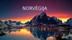 Prezentācija 'Norvēģija - tūrisma rajona raksturojums, tūrisma ģeogrāfija', 1.