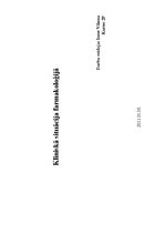 Prakses atskaite 'Klīniskā situācija farmakoloģijā', 1.