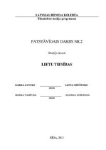 Konspekts 'Pirmpirkuma un izpirkuma tiesības', 1.