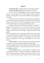 Diplomdarbs 'Azartspēļu ierobežošanas tiesiskās problēmas pašvaldībās', 4.