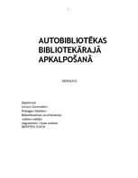 Referāts 'Autobibliotēkas bibliotekārajā apkalpošanā', 1.