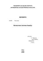 Konspekts 'Renesanses laikmeta filosofija', 1.