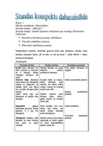 Konspekts 'Veselīgs dzīvesveids - dārzeņi. Stundas konspekts dabaszinībās', 1.