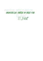 Referāts 'Organizācijas iekšējā un ārējā vide pārtikas preču mazumtirdzniecības uzņēmumā', 1.