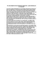 Eseja 'Attieksme pret sevi un pasauli', 1.