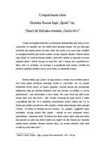 Eseja 'Uzupurēšanās tēma Henrika Ibsena lugā "Spoki"un Onorē de Balzaka romānā "Gorio t', 1.