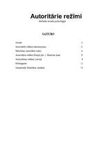 Referāts 'Autoritārie režīmi', 1.