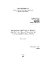 Diplomdarbs 'Matemātisko priekšstatu un jēdzienu veidošanas īpatnības bērniem ar redzes trauc', 1.