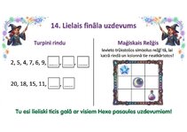 Prezentācija 'Matemātika ar varoņiem HEXED', 14.