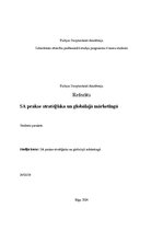 Konspekts 'Globālais un starptautiskais mārketings', 1.