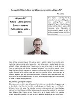 Konspekts 'Romāna "Jelgava 94" apjomīgs konspekts', 1.